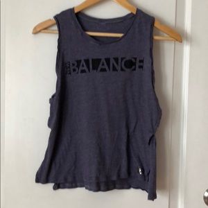 Purple and Black New Balance Tank